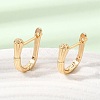 Brass Hoop Earrings for Women KK-CBACA55-05G-5