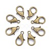 Antique Bronze Alloy Lobster Claw Clasps X-E105-NFAB-1