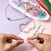1000Pcs UV Plating Transparent Acrylic Beads OACR-SZ0001-55-5