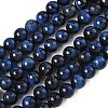 Grade B Natural Tiger Eye Beads Strands X-G-F591-18-8mm-01-2