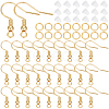 100Pcs Brass Ear Wire KK-SC0004-87-1
