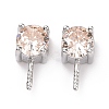 Rhodium Plated 925 Sterling Silver Peg Bails STER-D035-47P-02-2