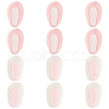 12Pcs 2 Colors Felt Rabbit Ear Ornament Accessories FIND-FG0002-31-1