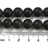 Dyed & Heated Natural Black Agate Beads Strands G-P088-14-10mm-3
