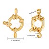 304 Stainless Steel Spring Ring Clasps STAS-G190-17G-2