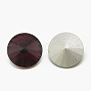 Pointed Back Glass Rhinestone Cabochons RGLA-T086-12mm-18-2