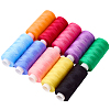 10Pcs 10 Colors Polyester Sewing Thread SENE-CY0001-05D-1