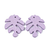 Painted Poplar Wood Pendants LS-WOOD-S045-067H-2