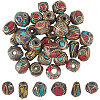 50Pcs Handmade Tibetan Style Beads TIBEB-SP0001-21-1