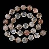 Natural Black Gold Rutilated Quartz Beads Strands G-C116-A182-01-3