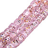 Handmade Silver Foil Lampwork Beads FOIL-N004-01A-07-1