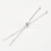 Brass Slider Bracelets Making MAK-R025-02P-2