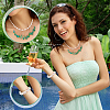 90Pcs 6 Colors Transparent Czech Glass Beads GLAA-GA0001-81-5