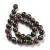 Synthetic Gold Clinquant Stone Beads Strands G-P549-A01-03B-3