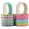 1 Bag 6 Rolls DIY Scrapbook Decorative Paper Tapes DIY-SP0005-15A-6