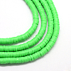 Handmade Polymer Clay Beads X-CLAY-R067-8.0mm-08-1