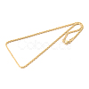 304 Stainless Steel Rope Chain Necklaces NJEW-J032-20G-2