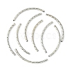 Brass Curved Tubes Beads KK-B793-N-3