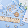 Beebeecraft 10 Pairs Brass Knot Hoop Earring Findings KK-BBC0008-51-3