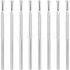 8Pcs Stainless Steel Clay Pottery Sculpture Feather Wire Texture Tool DIY-UN0003-25-1