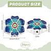 20Pcs Alloy Enamel Beads ENAM-PH0002-92-2
