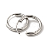 Tarnish Resistant 201 Stainless Steel Huggie Hoop Earrings STAS-H164-03P-2