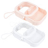 4Pcs 2 Colors Square ABS+TPE Multifunction Pocket-Sized Push Button Storage Box CON-GF0001-11-1