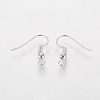 Grade A Silver Color Plated Iron Earring Hooks EC135-S-NF-2