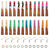 DIY Trapezoid Dangle Earrings Making Kit DIY-TA0009-05-2