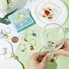 Alloy Enamel Wine Glass Charms AJEW-SC0002-10-3