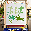 PET Hollow Out Drawing Painting Stencils DIY-WH20030-013-5