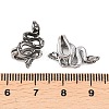 Snake 316 Stainless Steel Non- Piercing Cartilage Earrings AJEW-C044-08B-AS-5