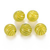 Transparent Handmade Blown Glass Globe Beads GLAA-T012-39-1