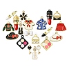 20Pcs 20 Styles Alloy Enamel Pendants ENAM-YW0003-91-2
