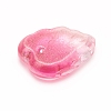 Two-Tone Transparent Glass Charms X-GLAA-H016-15-6