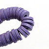 Handmade Polymer Clay Heishi Beads X-CLAY-R067-8.0mm-03-2