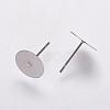 Non-Tarnish 304 Stainless Steel Stud Earring Settings STAS-K146-009-10mm-1
