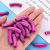 Opaque Crackle Acrylic Beads MACR-S372-002N-002-5