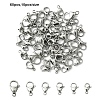 60Pcs 6 Colors 304 Stainless Steel Lobster Claw Clasps STAS-YW0002-49-1