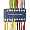 DIY Mushroom Pattern Embroidery Starter Kits DIY-L068-01C-4