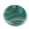 Dyed Natural Striped Agate/Banded Agate Pendants G-S280-02-3
