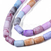 Opaque Baking Paint Crackle Glass Beads Strands X-FGLA-T004-01I-3