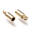 Brass Cord Ends KK-H759-40B-G-2