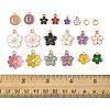 132Pcs Alloy Enamel Pendants DIY-FS0009-12-5