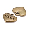 Tibetan Style Alloy Pendant Rhinestone Settings TIBEP-GC207-AB-NR-2