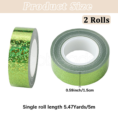 DIY Scrapbook Decorative Laser Paper Tapes DIY-WH20001-98E-1
