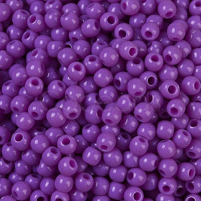 Opaque Acrylic Beads SACR-A007-01A-08-1