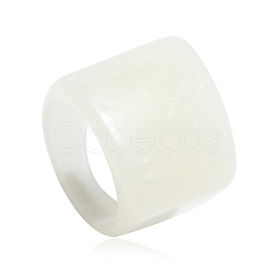 Rectangle Acrylic Finger Rings for Women WGE6404-01-1