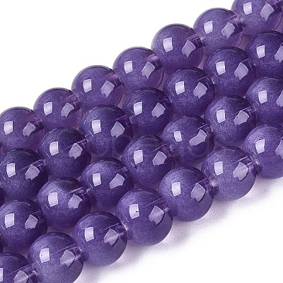 Transparent Glass Imitation Cat Eye Beads Strands GLAA-Q110-01B-03-1