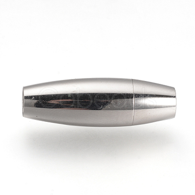 Tarnish Resistant 304 Stainless Steel Magnetic Clasps with Glue-in Ends LS-STAS-Q211-29A-1